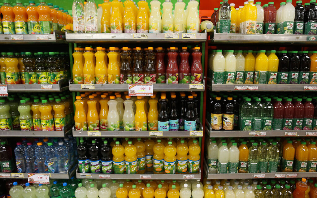 Israel hikes tax on sweetened drinks in bid to encourage healthy lifestyle